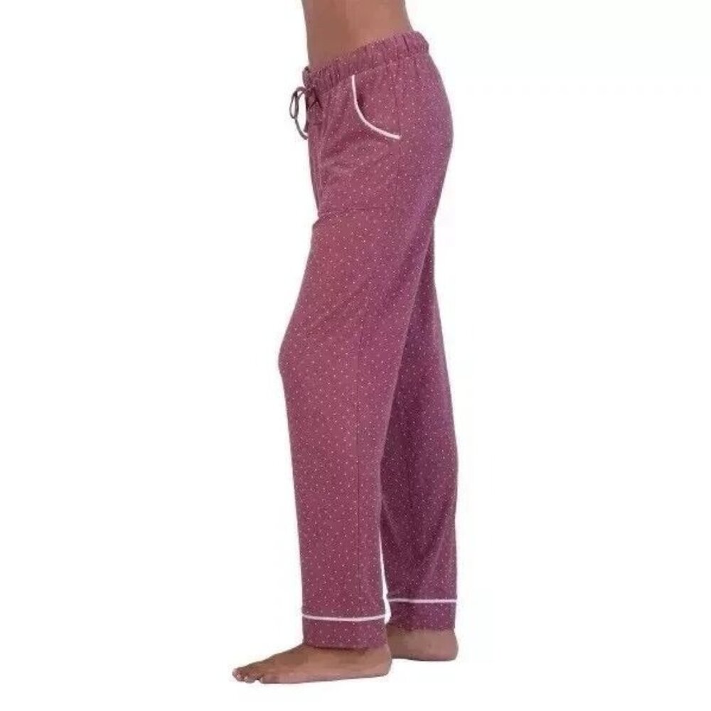 Lucky Brand Women Sm Lounge Pants Pocket Drawstring Elastic Waist Relaxed Bottom